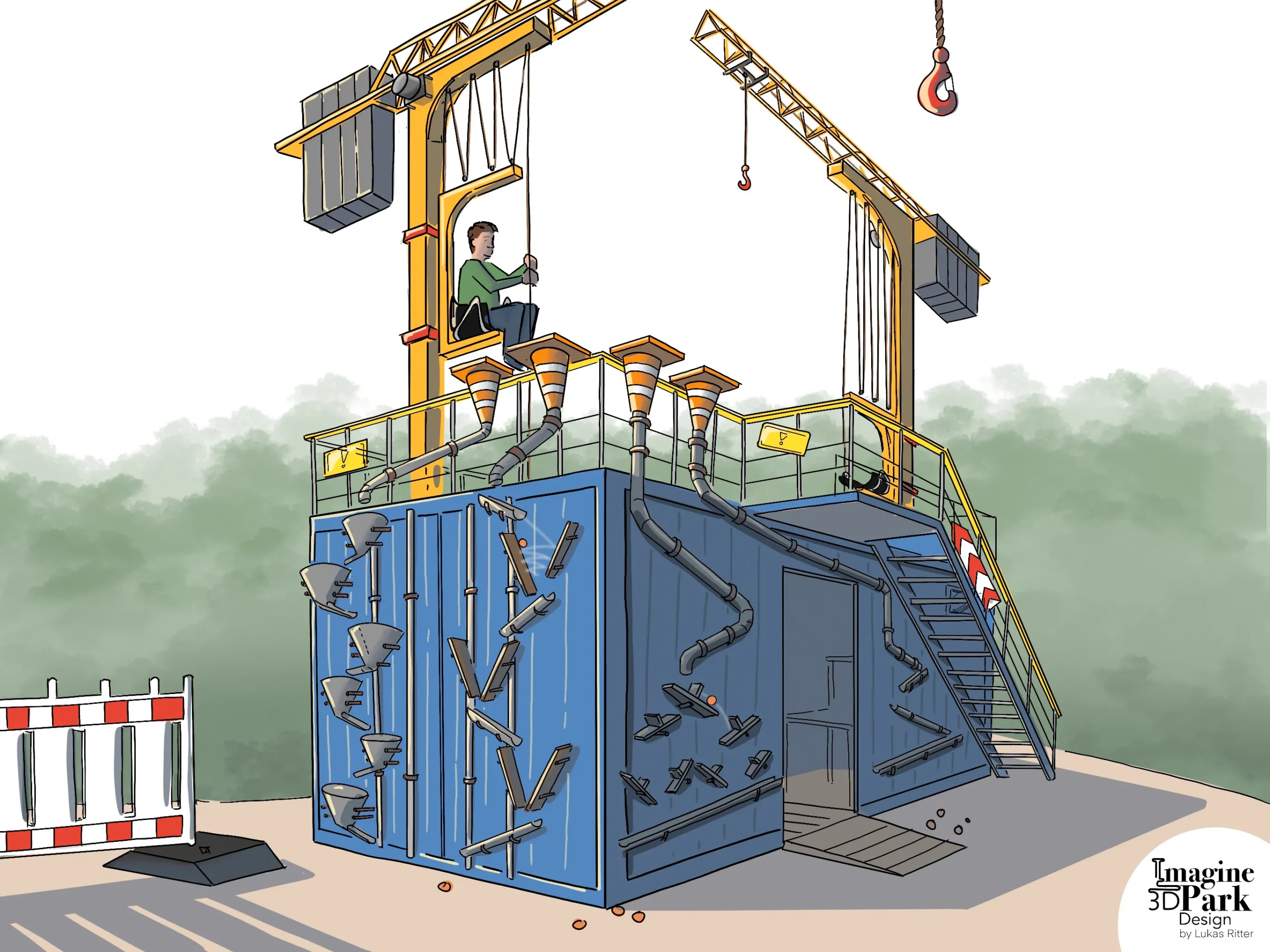 Container Plus Baustelle